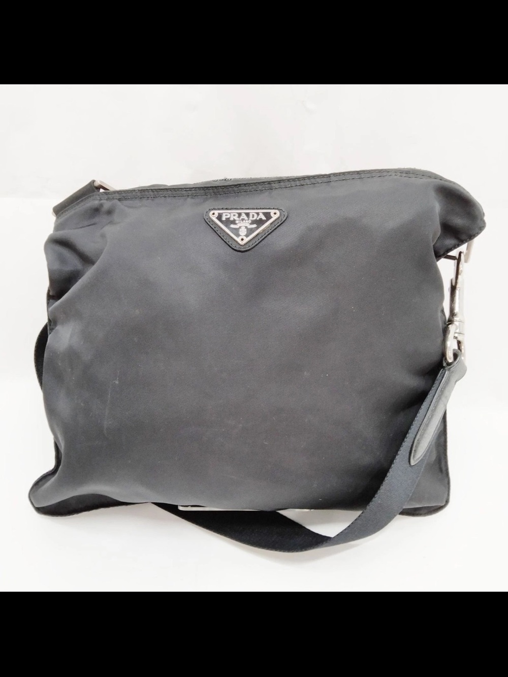 Prada Black Nylon Shoulder Crossbody Belt Bag